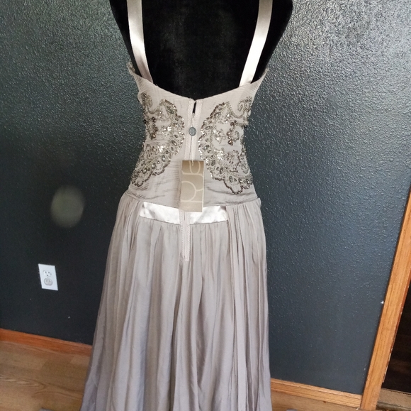 Andy the Anh Designer prom dress. Size 2  . Brand new with tags. Taupe color. - Picture 3 of 9